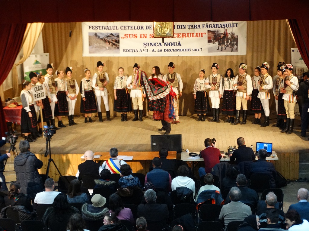 Ceata de Feciori din Parau, Festivalul Cetelor de Feciori din Tara Fagarasului - Sus in slava cerului, Sinca Noua, 2017